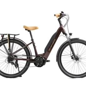Image d'un vélo électrique Granville E-Absolute 35 Bordeaux, alliant élégance et performance. Son design raffiné, sa couleur Bordeaux attrayante et ses composants de haute qualité en font le compagnon idéal pour vos déplacements urbains.