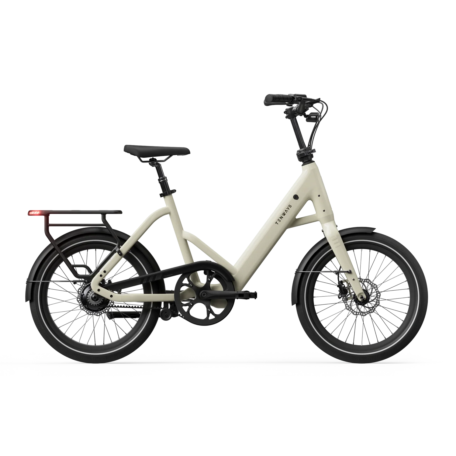 Tenways CGO Compact vélo électrique Sandstone Beige vue avant